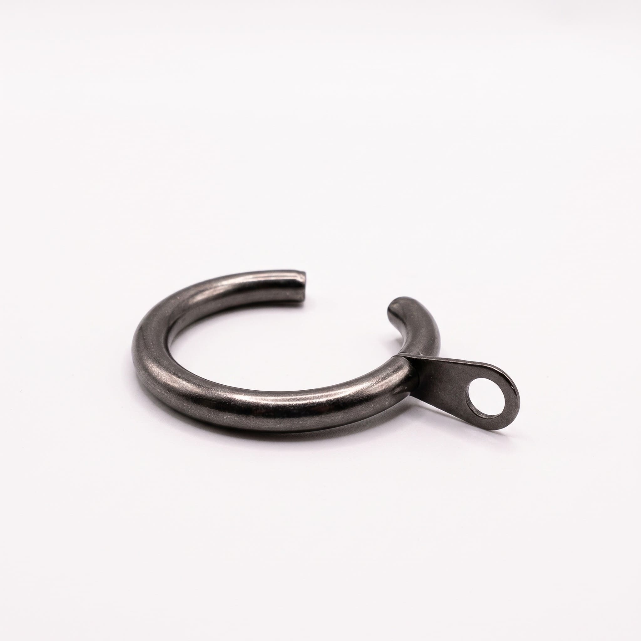 Large Black Nickel C -Split Passing Rings for (25mm-30mm Poles)